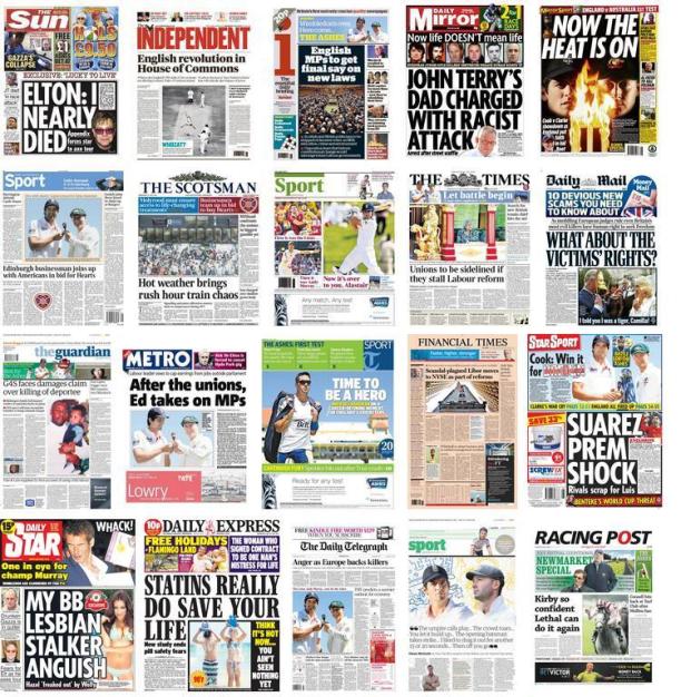 frontpages