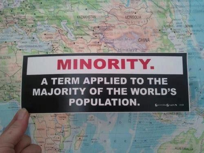 Part One: Ethnic Minority? No, Global Majority.