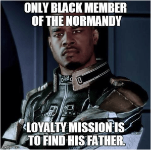 One of many problems with Jacob Taylor’s storyline in Mass Effect 2