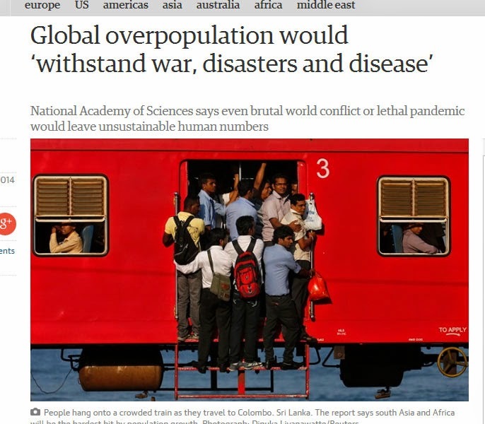 How To Use Brown People To Illustrate A Story About Overpopulation