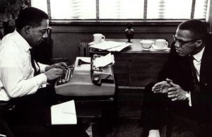 Malcolm X and Alex Haley