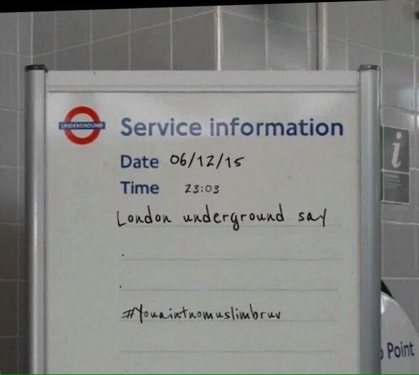 #YouAintNoMuslimBruv is a multi-cultural, multi-ethnic Twitter drag of all those who would divide&nbsp;us