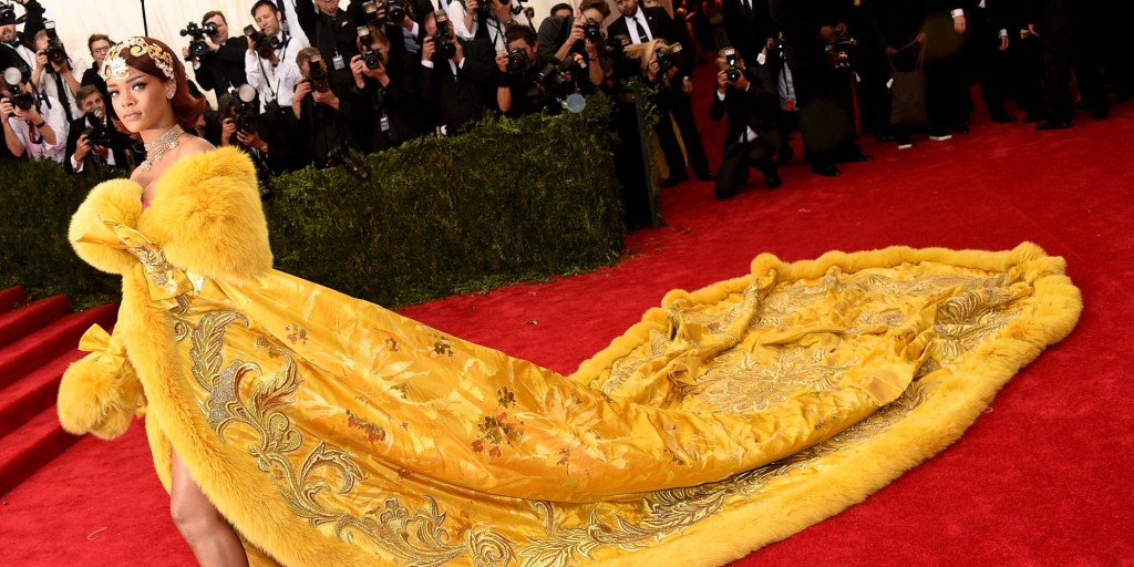 Couture look by Chinese designer Guo Pei