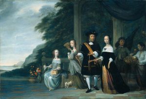 Batavian merchant Pieter Cnoll, his family and the family’s slave