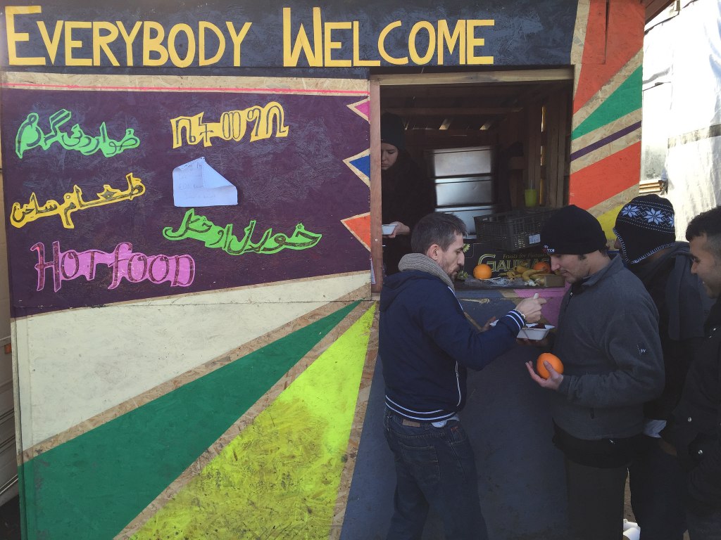 Calais migrant camp by Malachy Browne