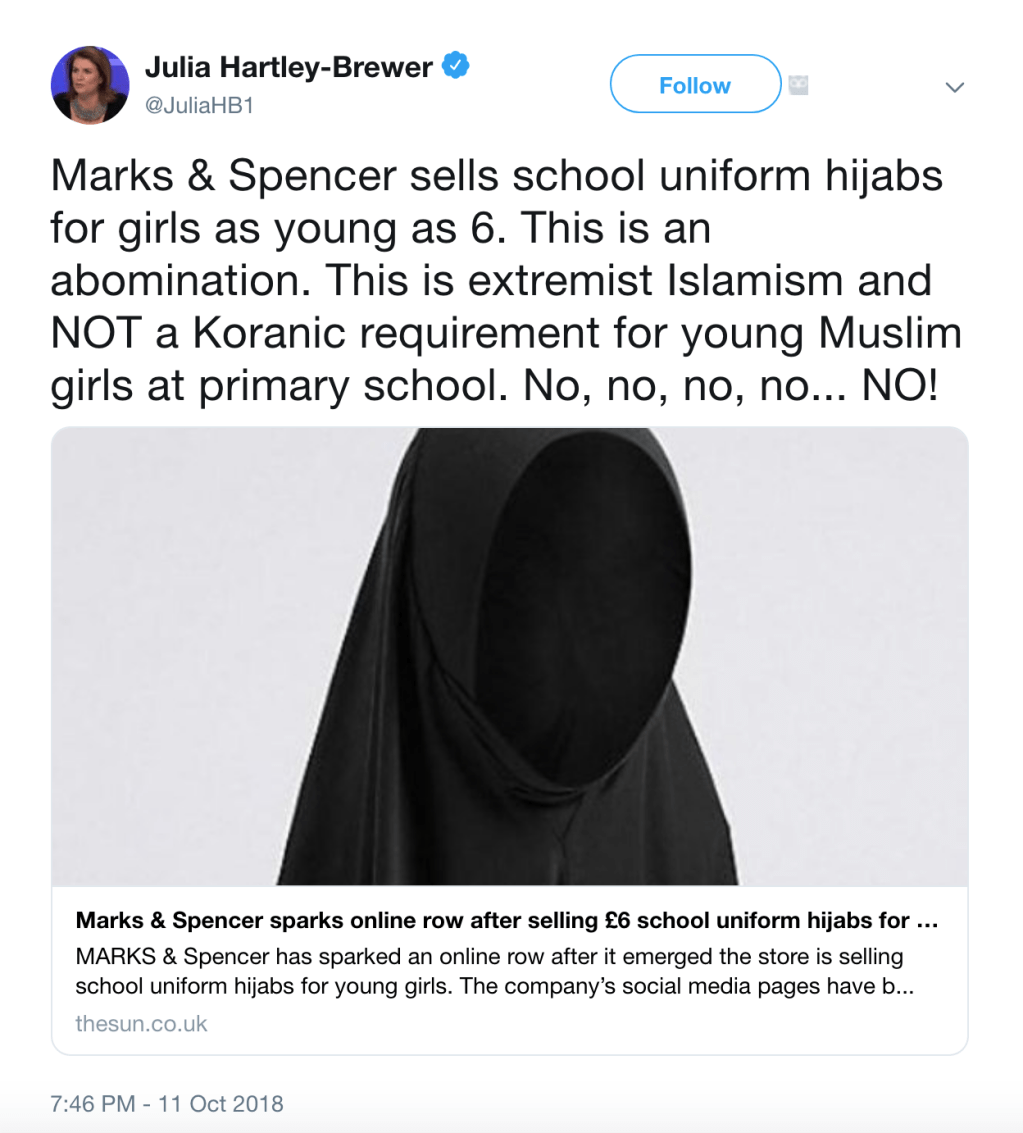 Gendered school uniforms: only a problem if there’s a hijab involved?